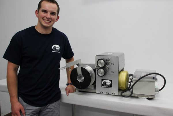 Nick Zachernuk, an engineering student at Dalhousie University, designed and built this winch.