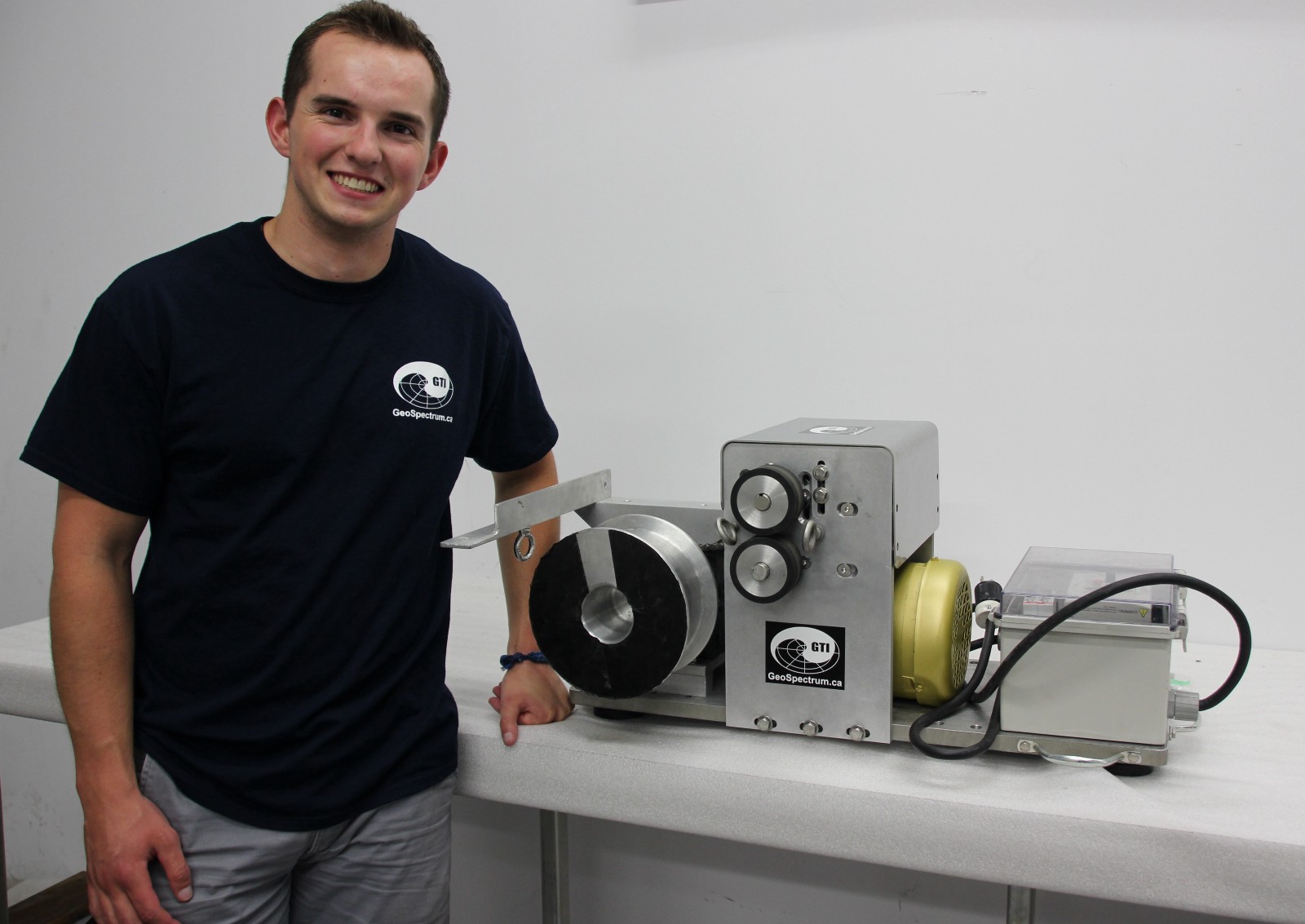 Nick Zachernuk, an engineering student at Dalhousie University, designed and built this winch.